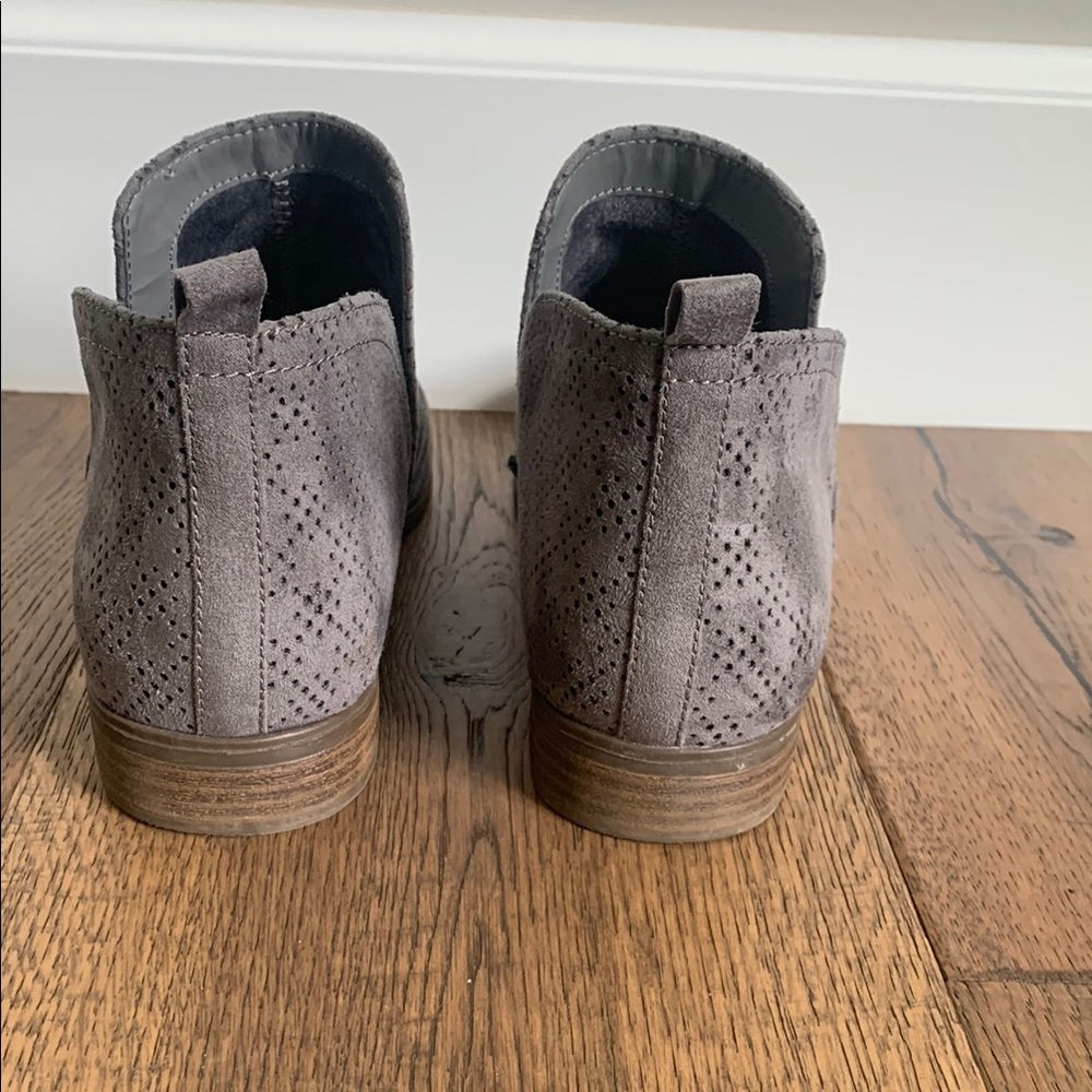 Dr. Scholl's Gray Ankle Booties with Perforated Design - Picture 3 of 6